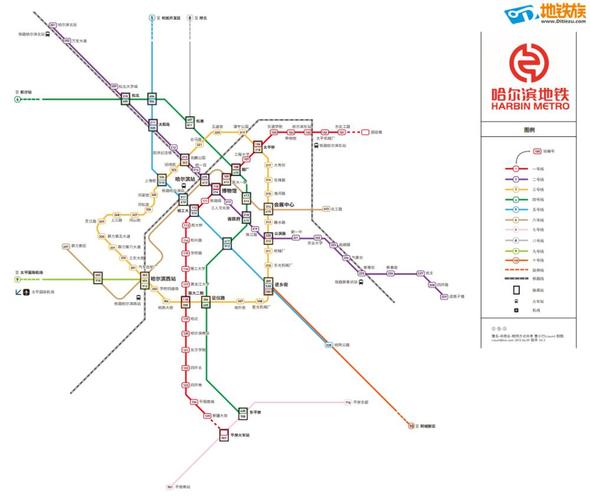 哈尔滨将建10条地铁!看看哪条到你家?(附最全站点表)